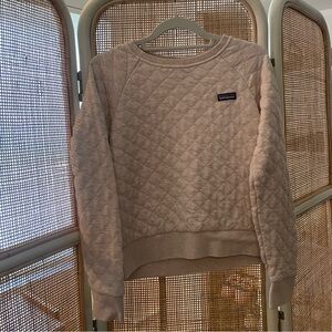 Patagonia Organic Cotton Quilt Crew Neck
Sweatshirt Drifter - Small in Oatmeal